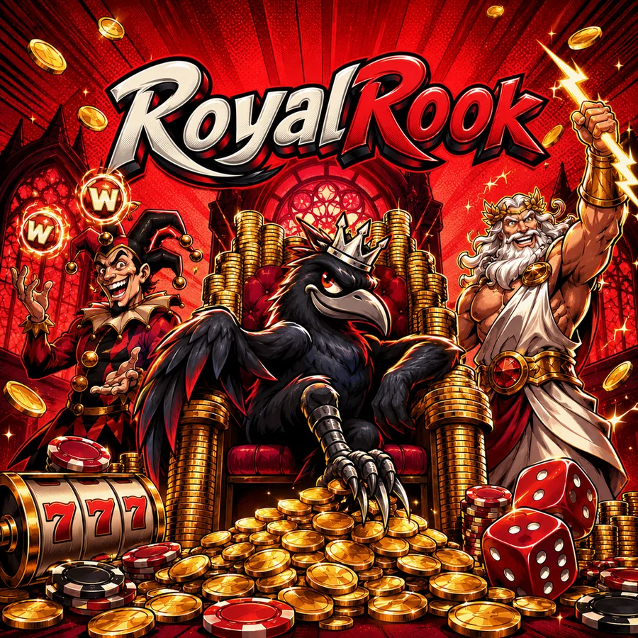 RoyalRook Casino -maailma: korppikuningas valtaistuimella